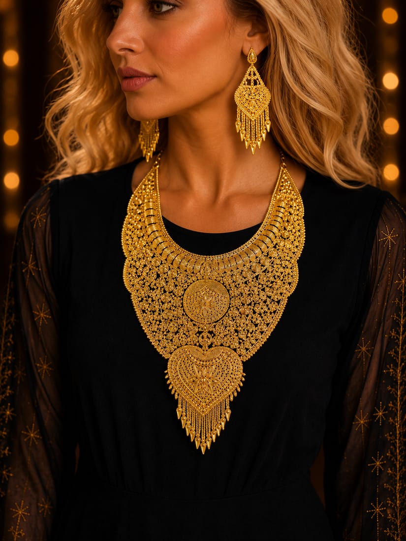 Hint Tarzı Yuvarlak Desenli Bib Set