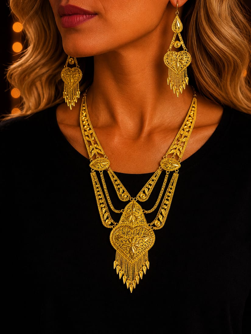 Hint Tarzı Madalyon Bib Set