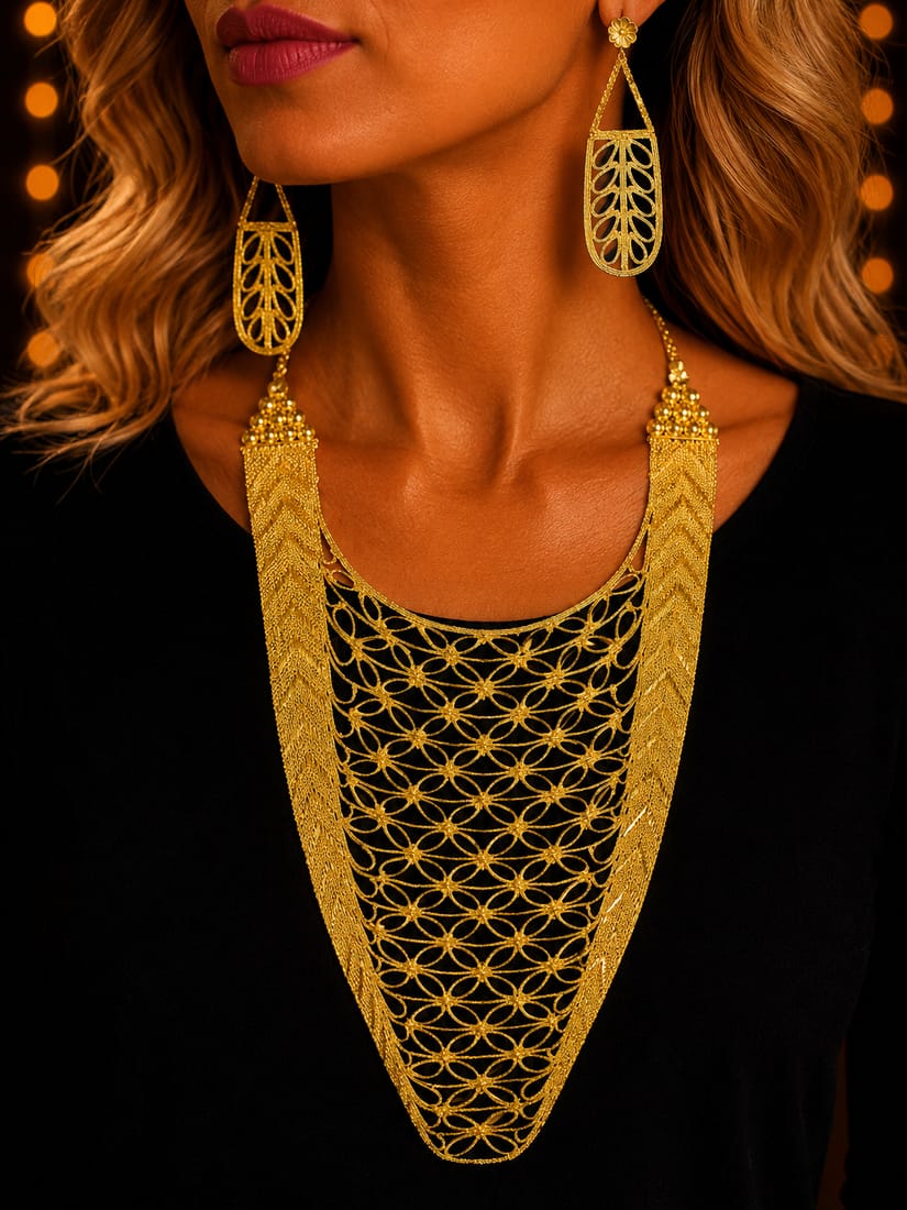 Hint Tarzı Burma Bib Set