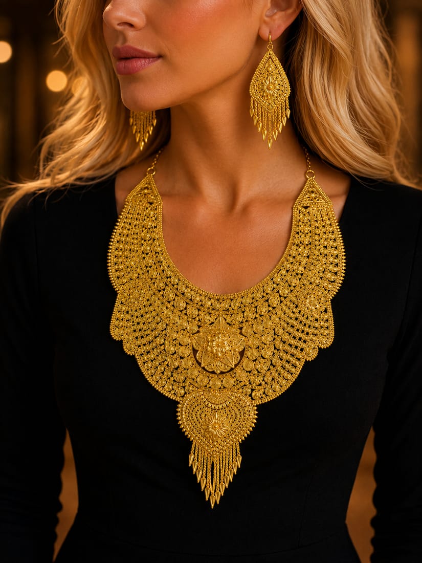 Hint Tarzı Dantel Bib Set