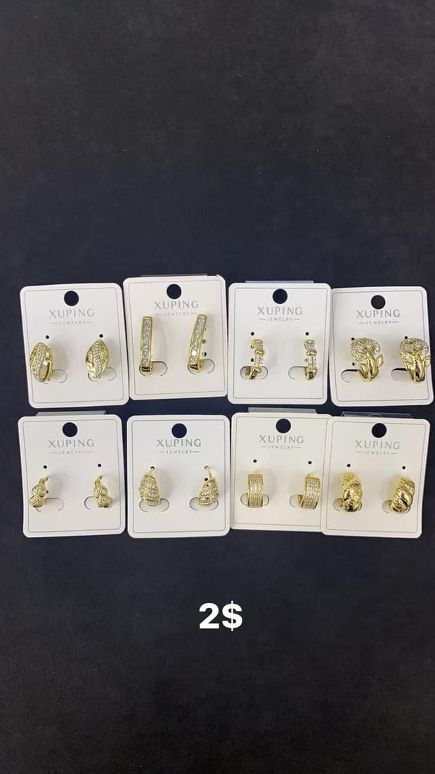 8 Çift Xuping Küpe Modelleri No. 10