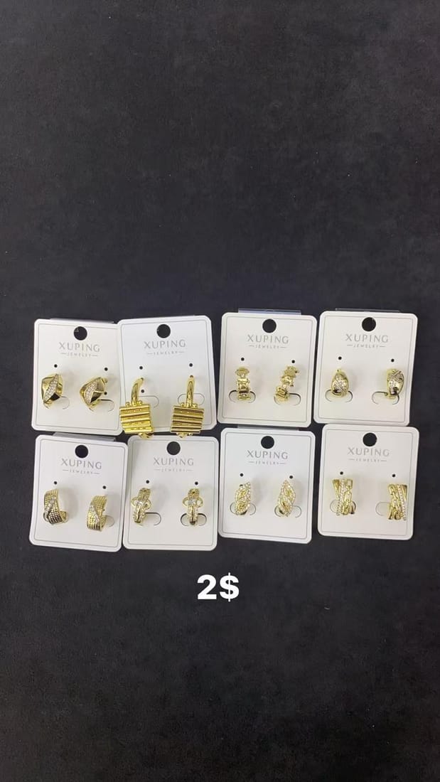 8 Çift Xuping Küpe Modelleri No. 3