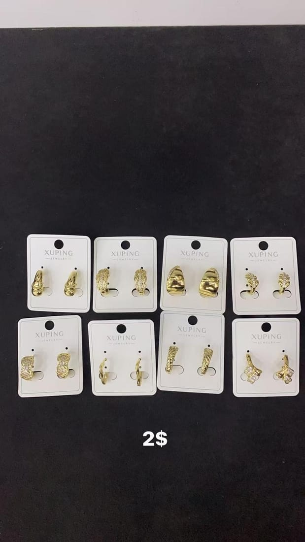 8 Çift Xuping Küpe Modelleri No. 7